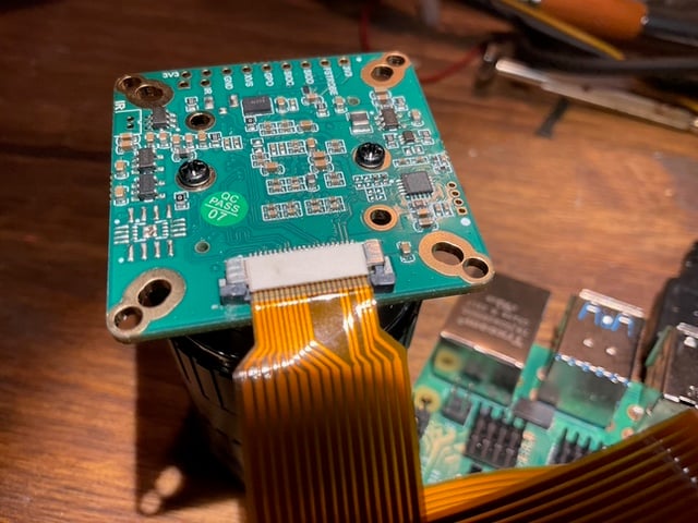 Camera board end