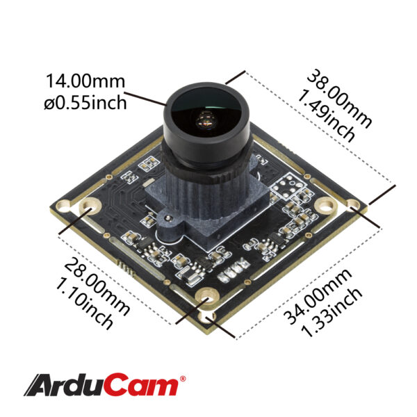 Usb Fisheye Camera Module for Computer, 2MP CMOS IMX291 160 Degree ...