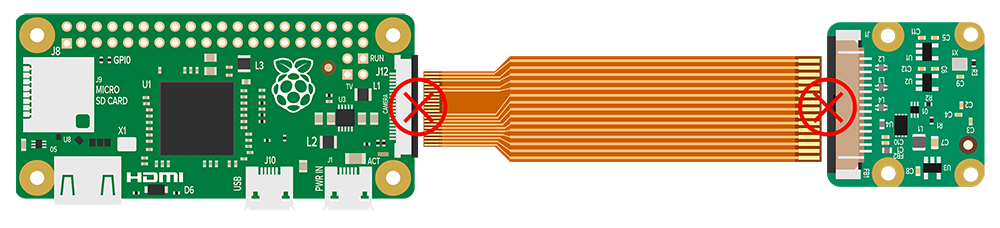 wrong connection pi zero