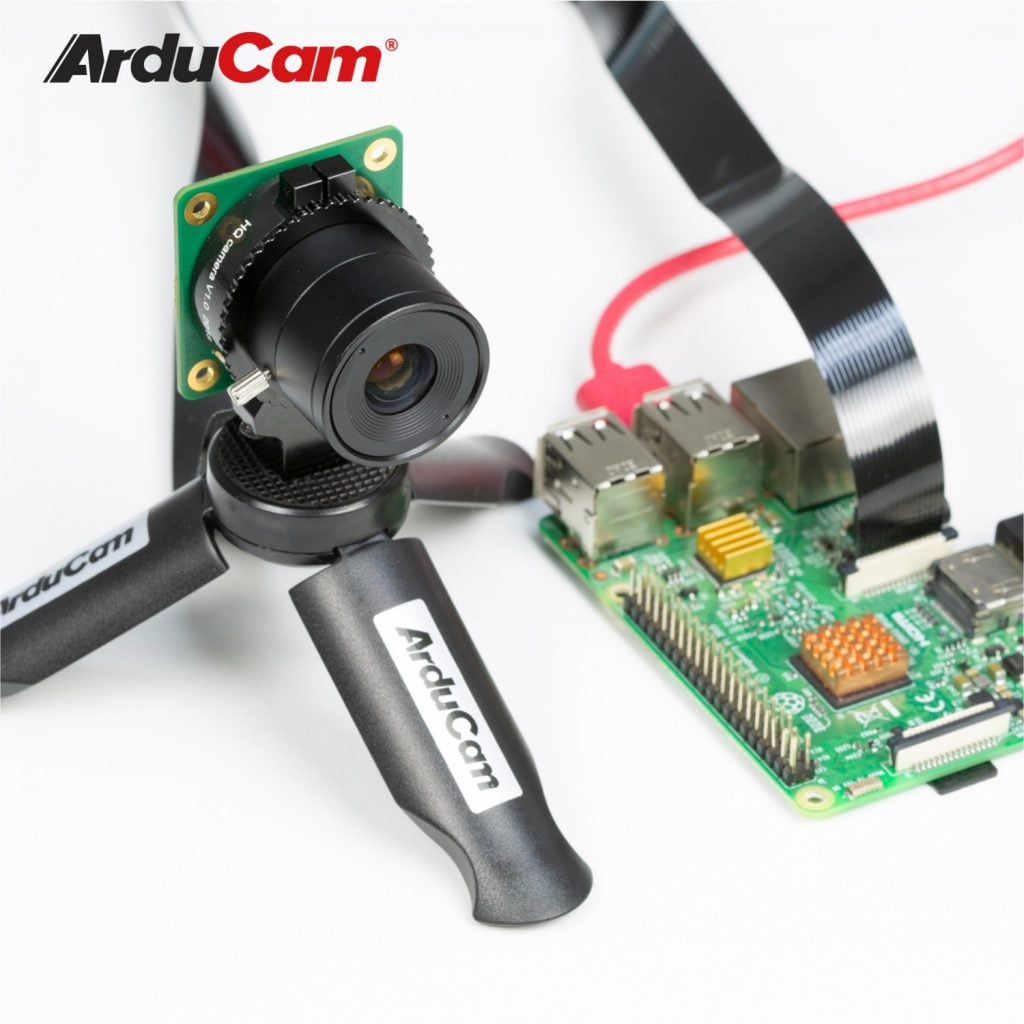 Raspberry Pi high quality camera with arducam 8mm cs mount lens