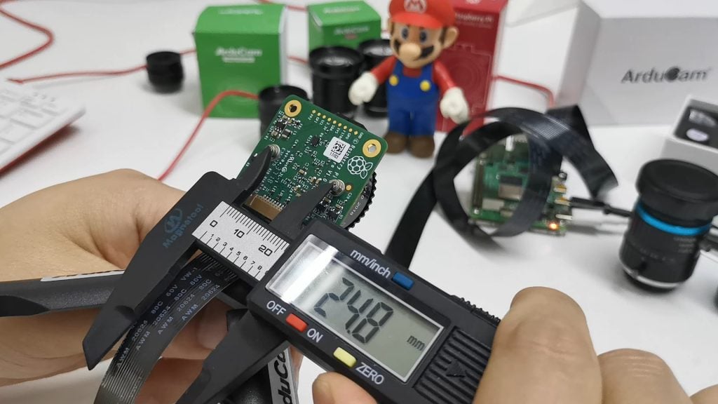 raspberry pi high quality camera board hole spacing