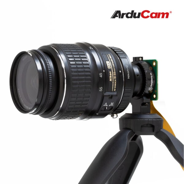 Arducam Lens Mount Adapter for Nikon F-Mount Lens to C-Mount