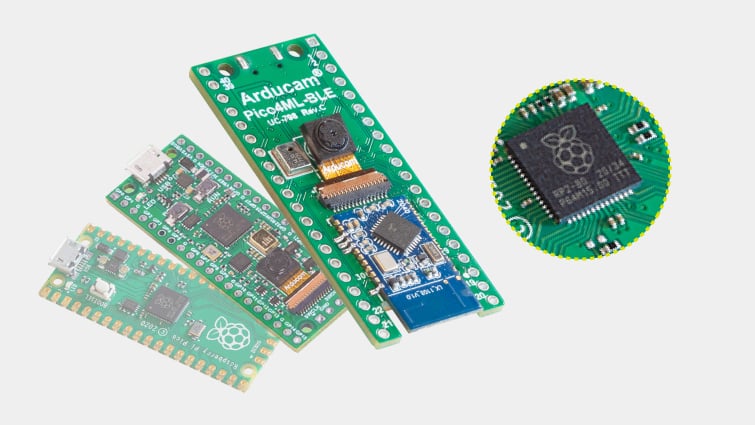 from the official raspberry pi pico to arducam pico4ml ble