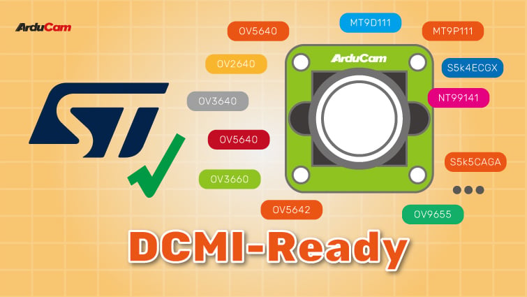 arducam DCMI compatible Parallel camera modules