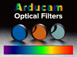 Optical Filters for Raspberry Pi/Nvidia Jetson/Microcontroller Based Embedded Vision Systems & Mono/Multi/Hyper-Spectral Imaging Applications