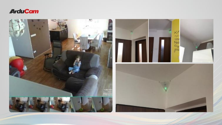 control point for smart home project with ov2640 camera