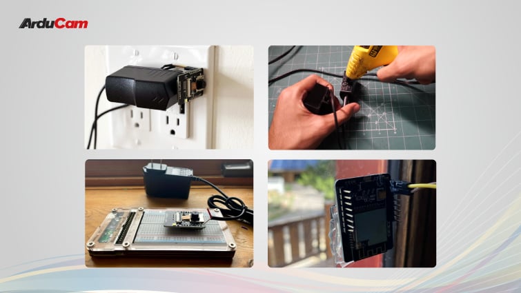 hidden security camera project with ov2640