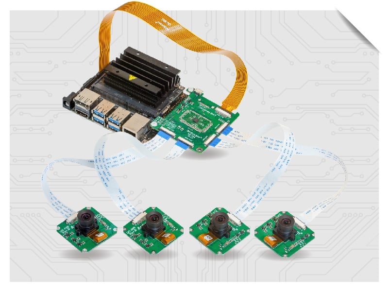 Multi camera solutions for Jetson nano
