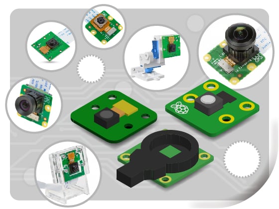 Native Pi Camera Series V1V2HQ