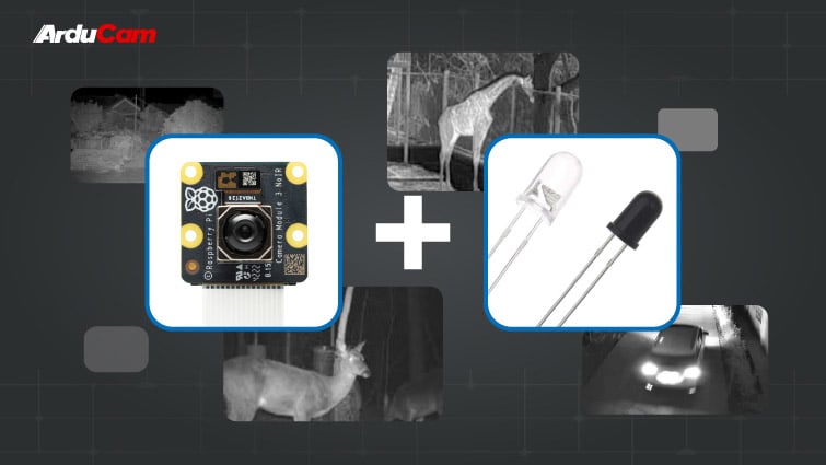 extra LEDs are needed if you want for NoIR versions