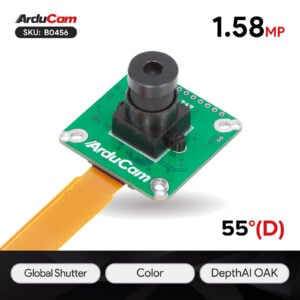 Arducam IMX296 Global Shutter Camera OAK B0456 2