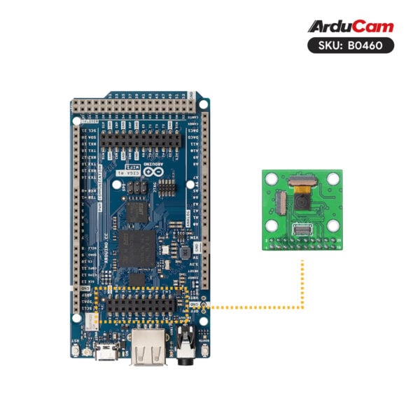 HM01B0 QVGA Monochrome DVP Camera Module for Arduino GIGA R1 WIFI