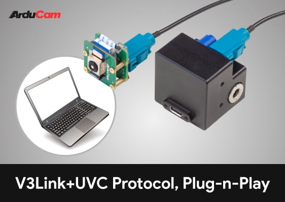 Arducam website landing page v3link uvc part
