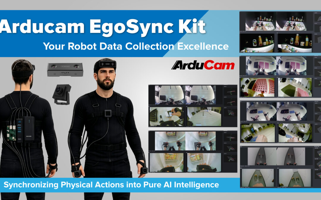 Multi-Camera Sync Goes Wearable: Introducing Arducam EgoSync-WEAR for Physical AI & Imitation Learning